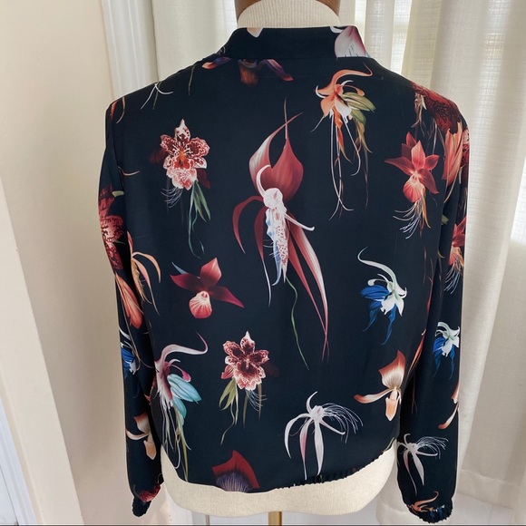 Water Lilly Bomber Jacket - Picture 4 of 5